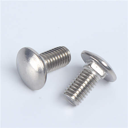 Bulloni in acciaio zincato zincato ISO 8677 M10 testa cilindrica a collo quadrato con testa bombata