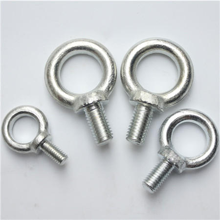 Bulloni ad anello lungo zincati per impieghi gravosi bulloni a occhiello in acciaio da pollici