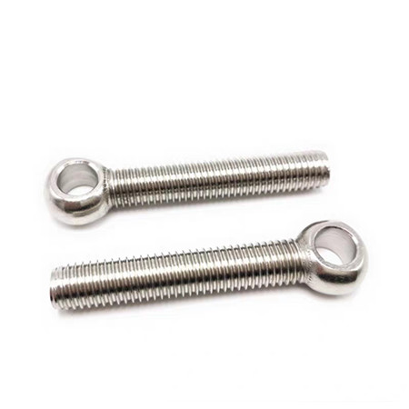 Bulloni Ad Occhiello M5 X 50 Mm - Set Da 10 In Acciaio Al Carbonio Zincato, Con Dado, Per Appendere O Fissare