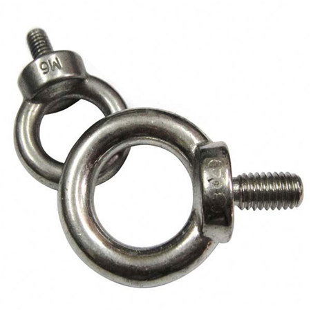 Bulloni a occhiello ad anello zincati a caldo tramite bullone passante da GB