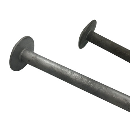 Bulloni a testa cilindrica con coppa A307 in acciaio al carbonio 4.8 8,8 10,9 12,9 Bulloni in legno zincato